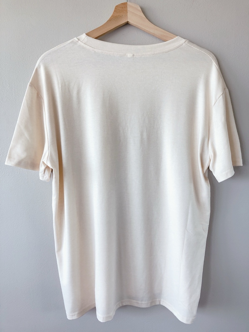 Oversized tshirt Halloween Skeleton Pumpkin Graphic Tee cream XL - Picture 4 of 13